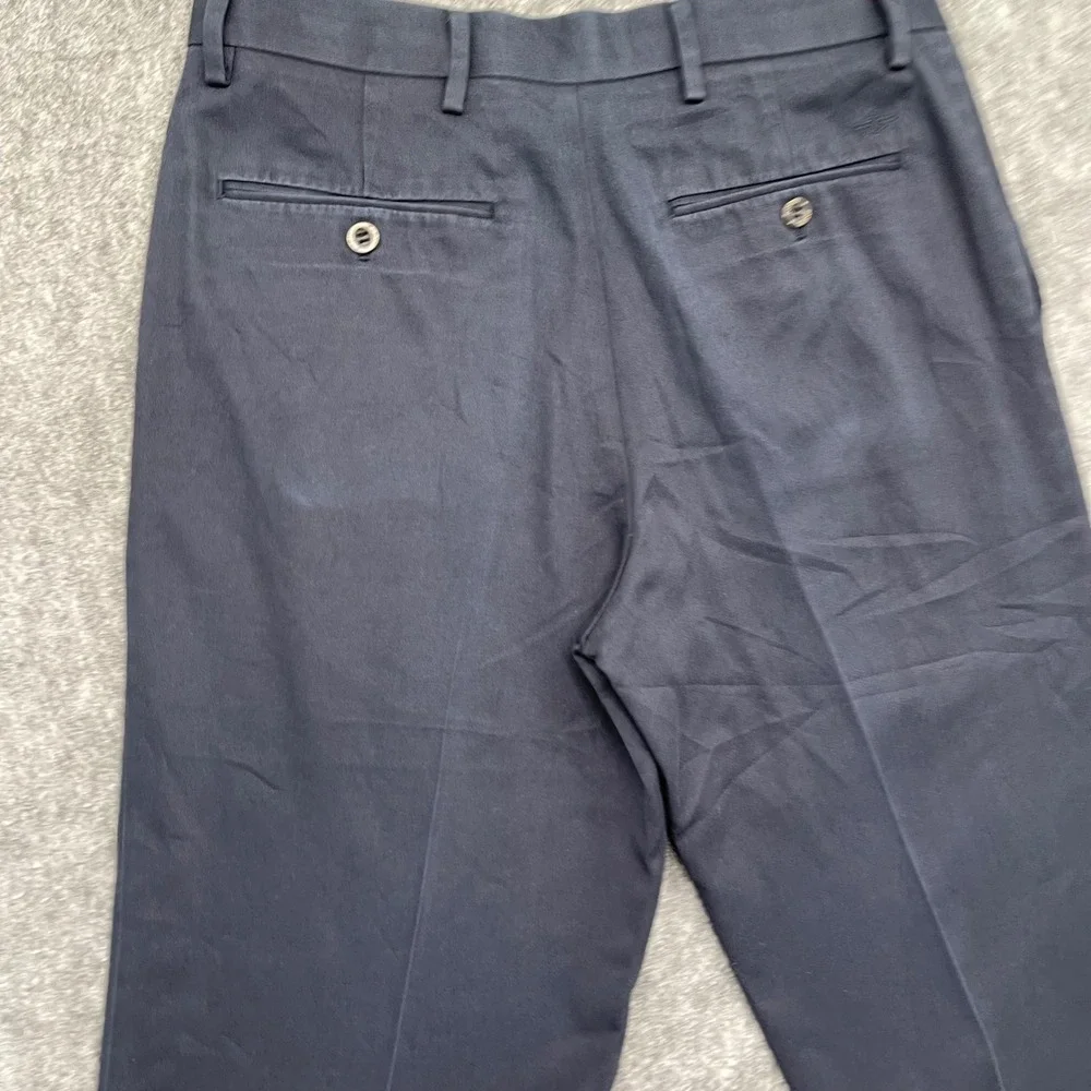 Dockers Pants Mens 32x32  Essential Khaki D2 Straight Fit Cotton Chinos Blue
